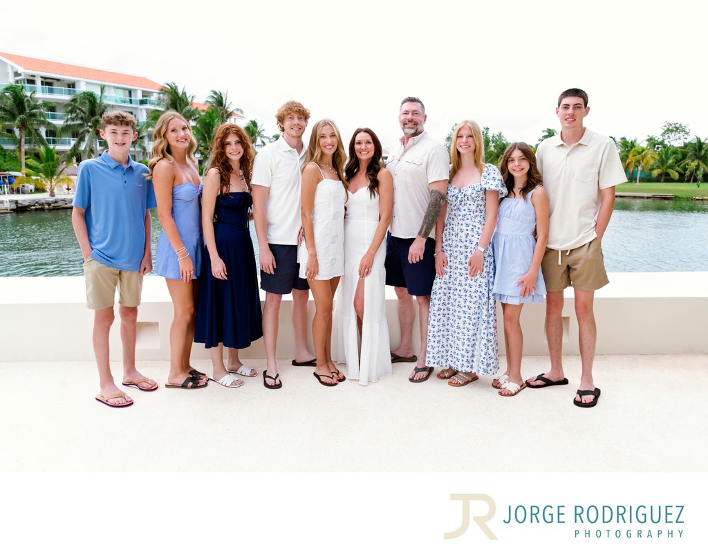 Family Portraits Puerto Aventuras Mexico