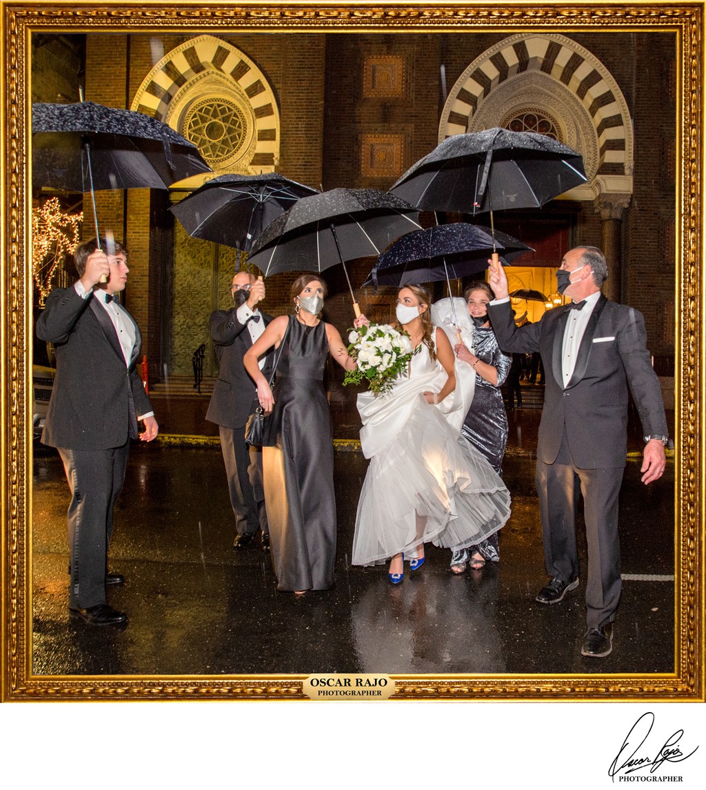 Jesuits Church, bride, New Orleans wedding photographer