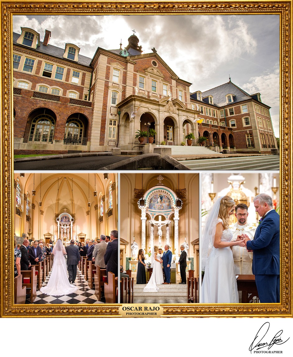 Notre Dame Seminary, ceremony, Wedding photographer