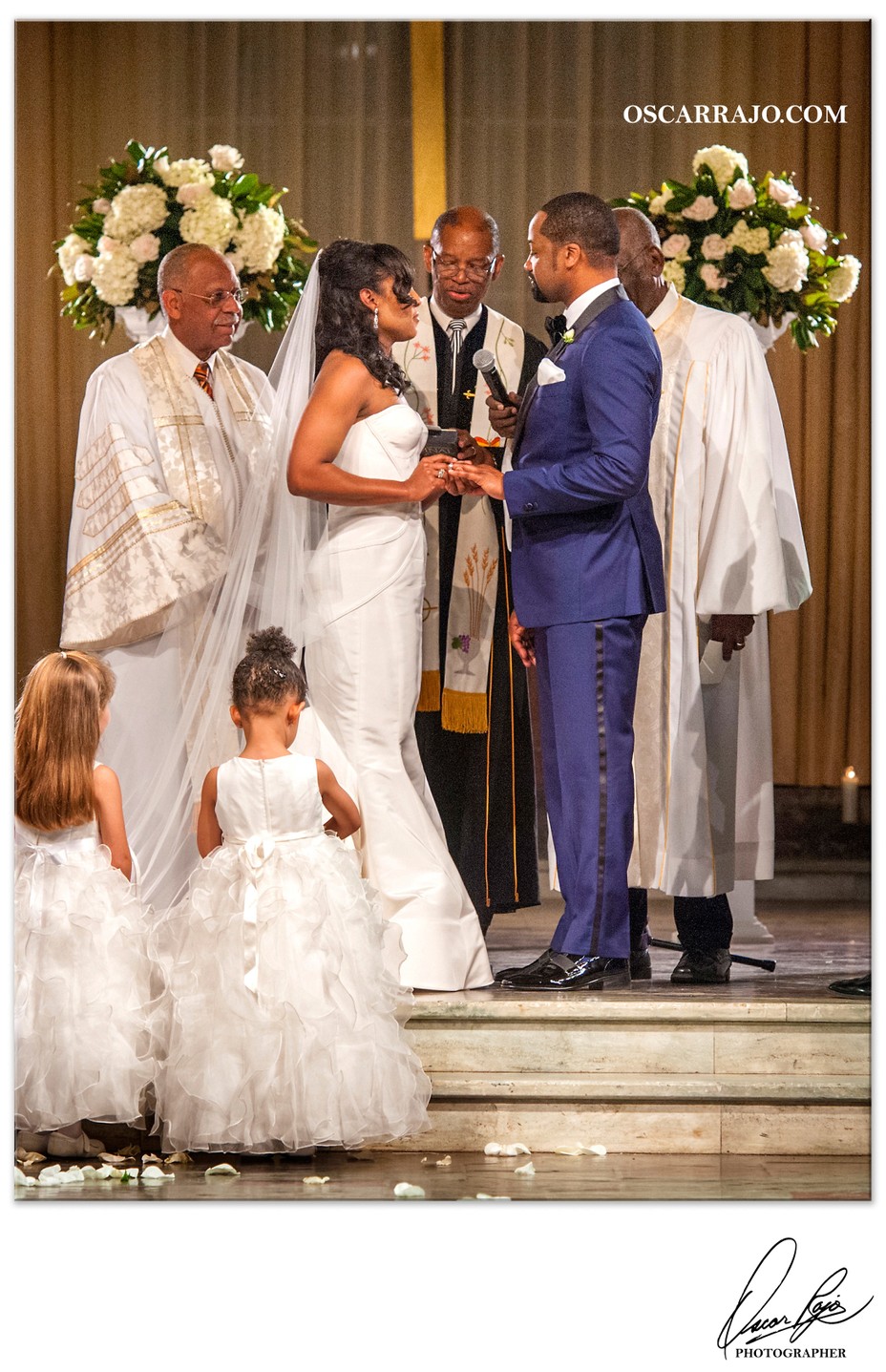 Wedding ceremony, New Orleans wedding photographer