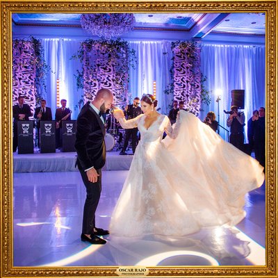 Royal Sonesta weddings, bride and groom, first dance