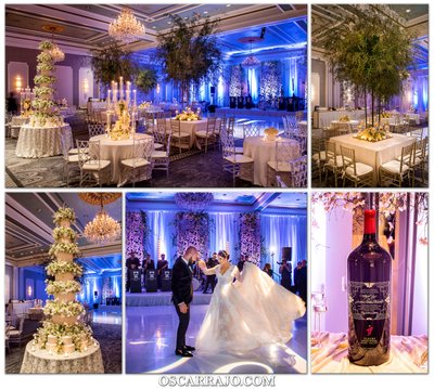 Royal Sonesta Weddings, ballroom details, wedding cake
