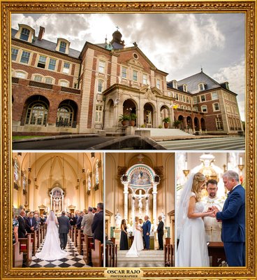 Notre Dame Seminary, ceremony, Wedding photographer