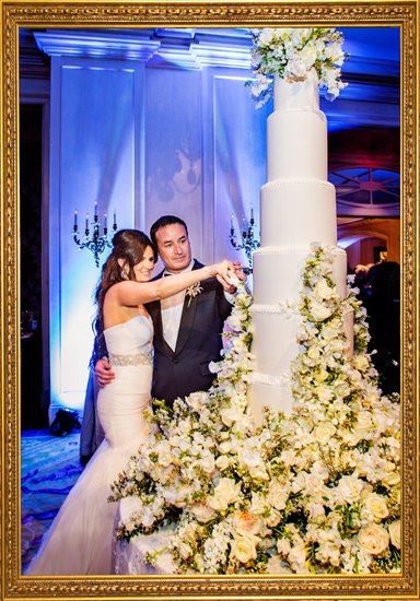 Ritz Carlton weddings, NOLA, wedding cake, bride, groom
