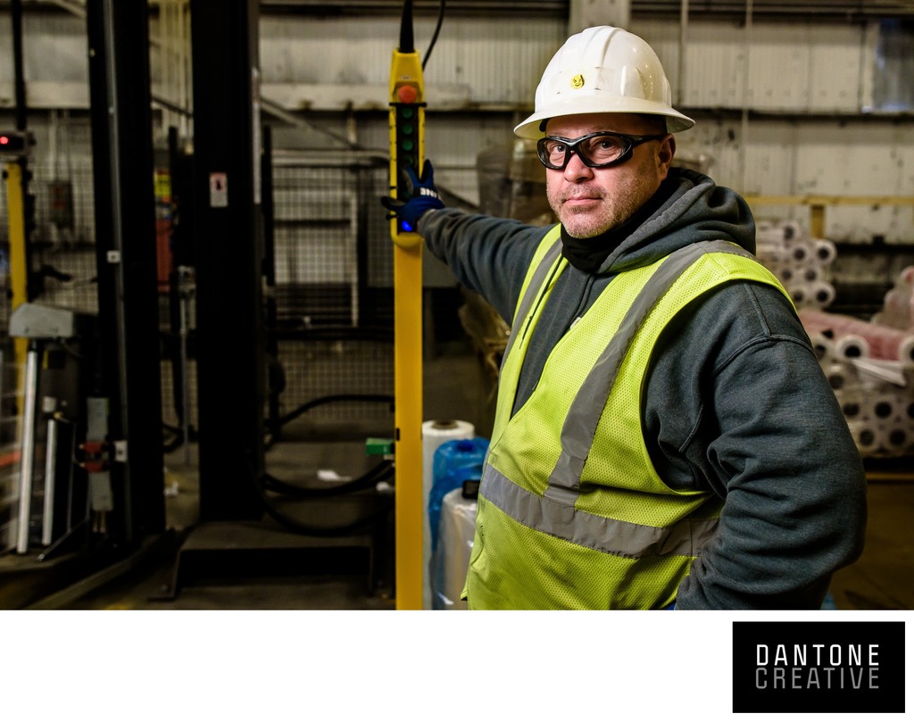 Environemntal Portrait Factory Worker