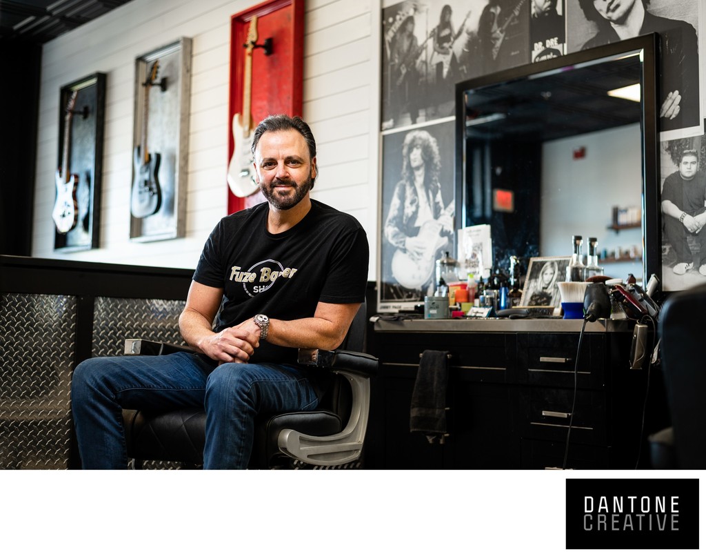 Portrait of a barber