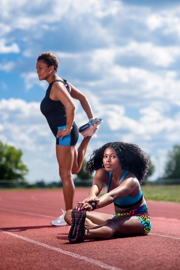 Lifestyle fitness portrait