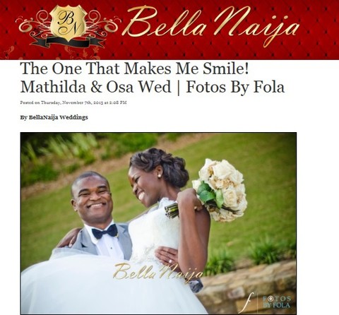 Fotos by Fola Couple Featured on Bella Naija Weddings