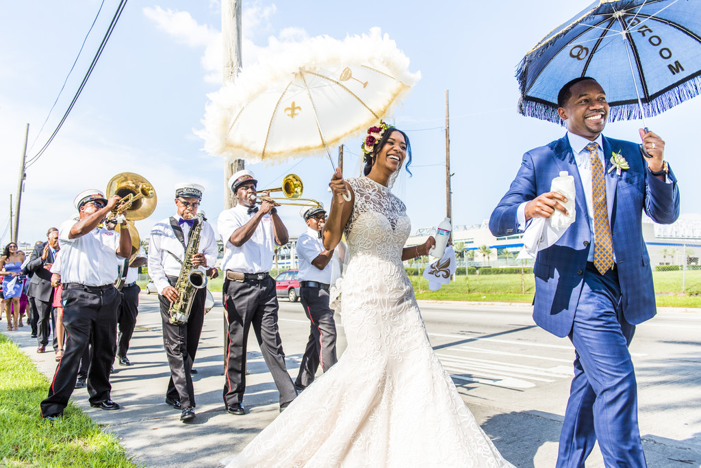 Race and Religious New Orleans Wedding Photographer first line