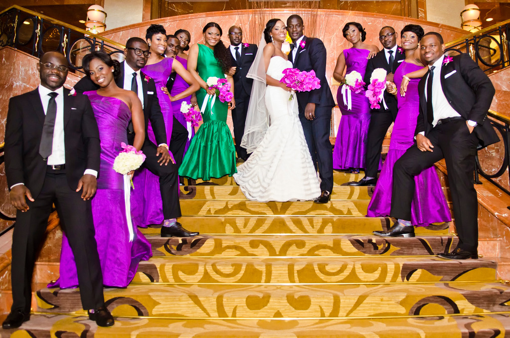 Four Seasons Hotel Atlanta Wedding Photographer Bridal Party