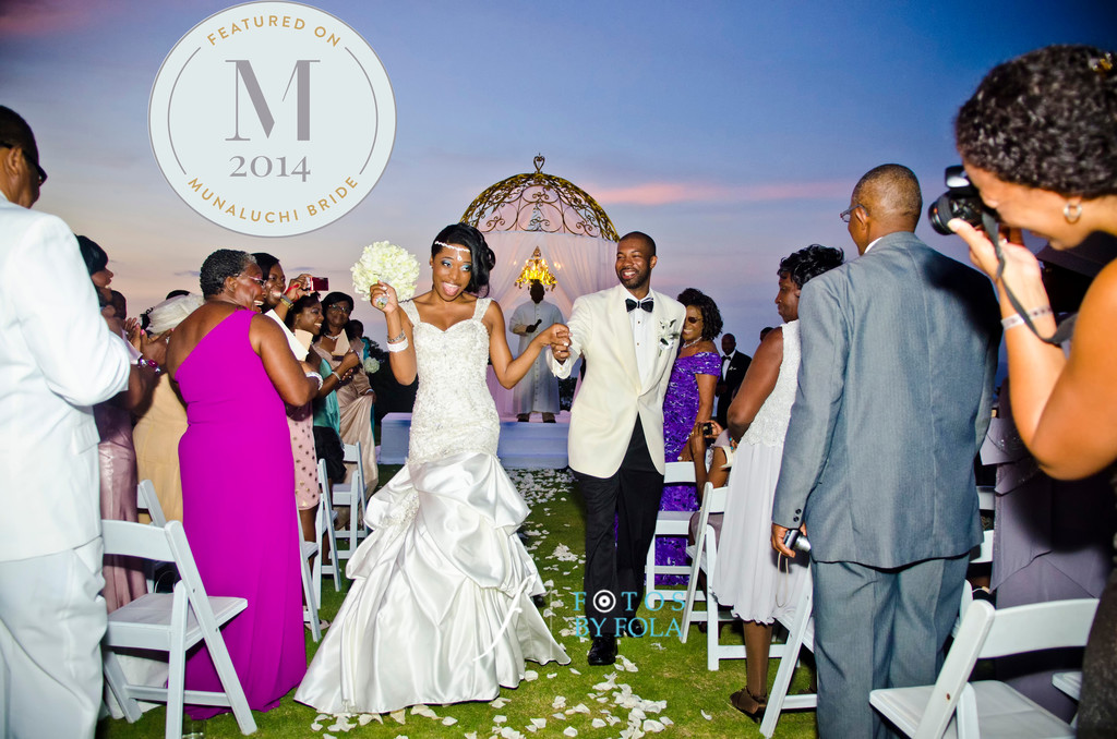 Hyatt Ziva Montego Bay Jamaica Wedding Featured on Munaluchi Bride