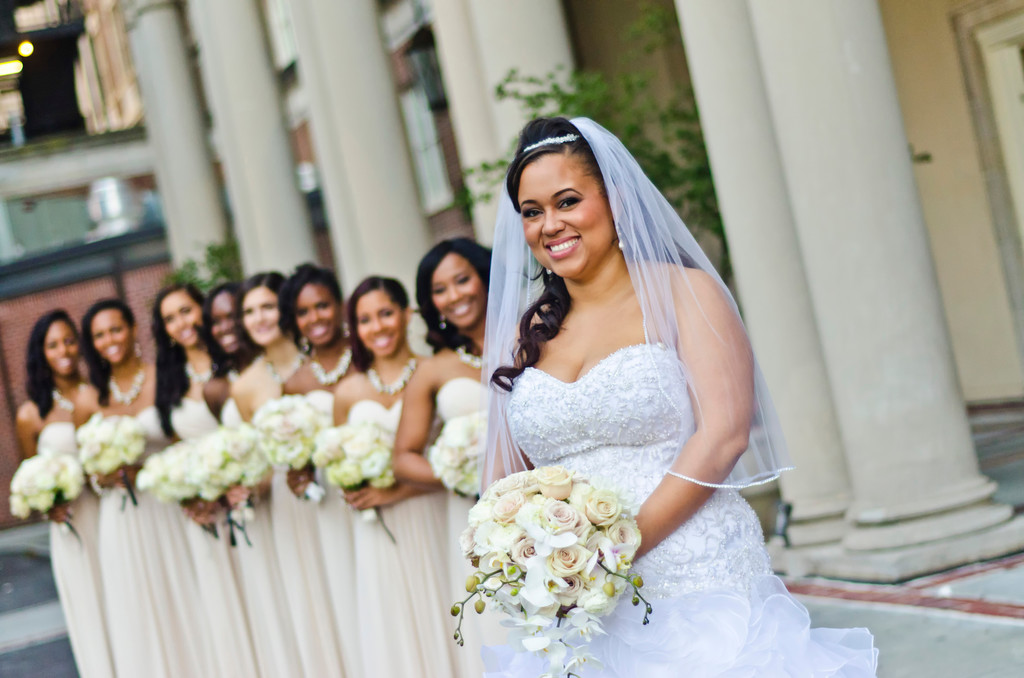 Biltmore Ballrooms Atlanta Wedding Photographer bride and girls