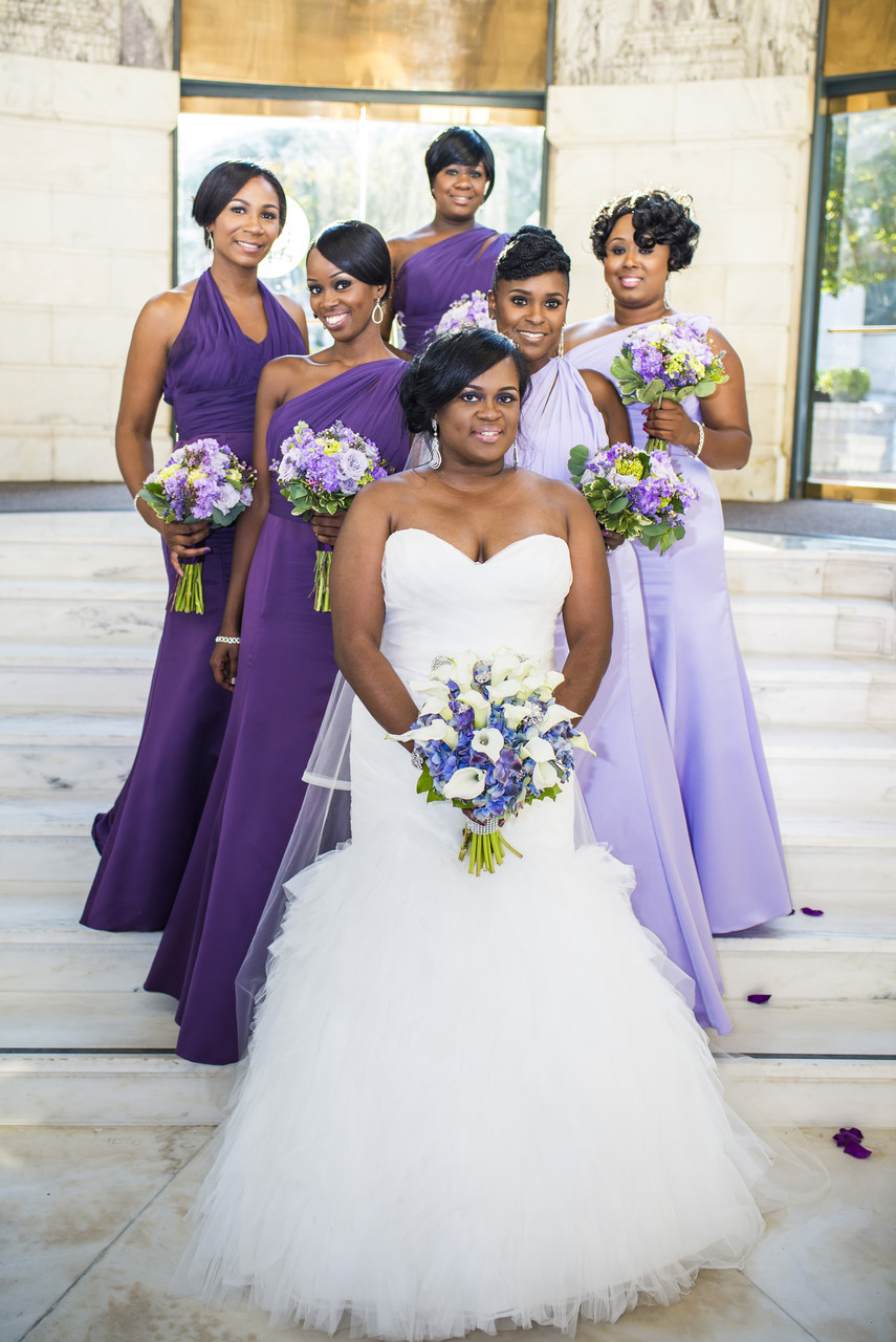 Venetian Room Atlanta Wedding Photographer Bride and Girls