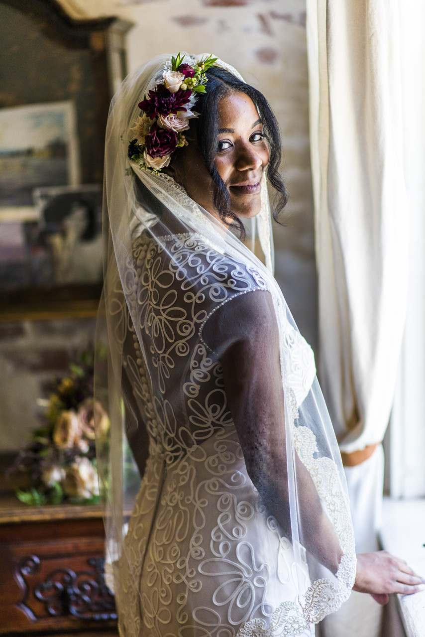 Race and Religious New Orleans Wedding Photographer Bride 1