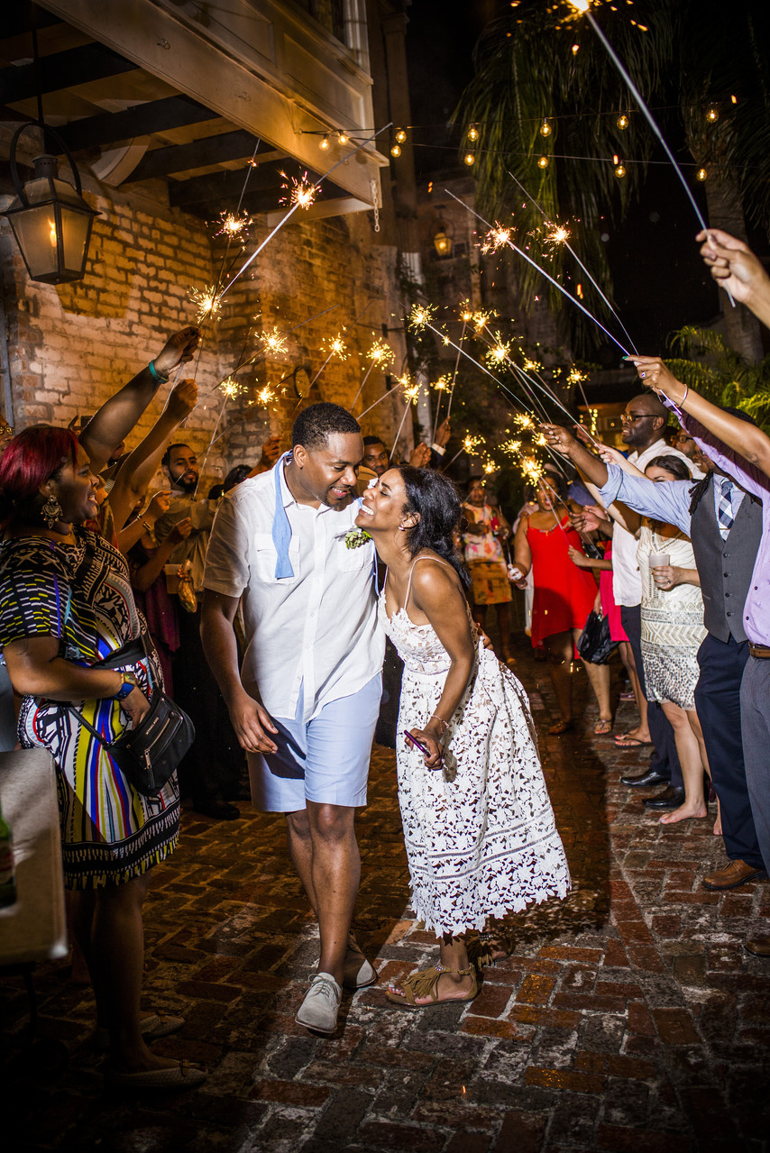 Race and Religious New Orleans Wedding Photographer exit