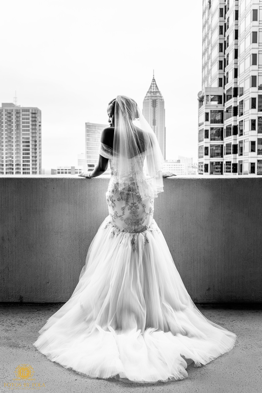 Atlanta Wedding Photographer Bride at the Hyatt Regency