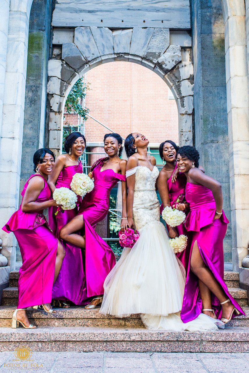 Atlanta Wedding Photographer Bride Bridesmaids Laugh