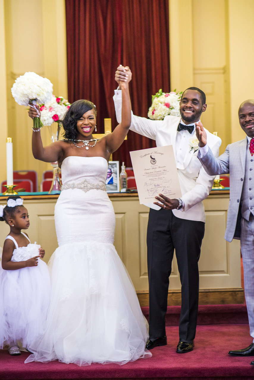 Temple Atlanta Wedding Photographer Newlyweds