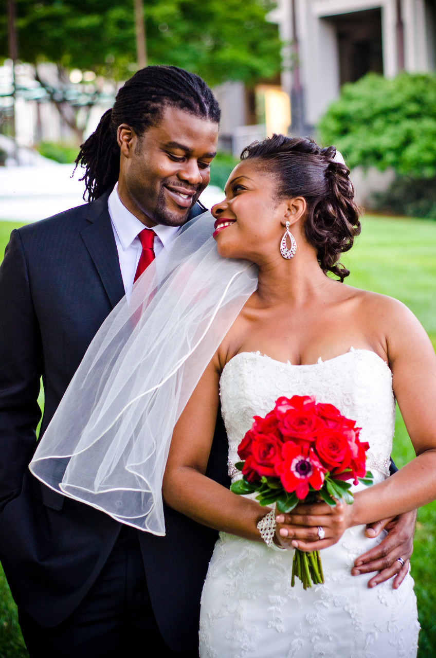 Westin Perimeter Atlanta Wedding Photographer Bride and groom