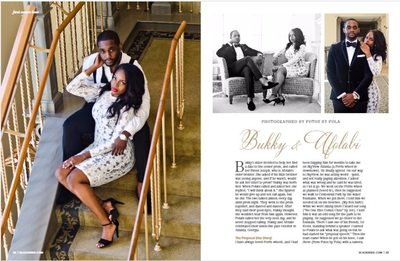 Fotos by Fola Couple Featured in Black Bride Magazine