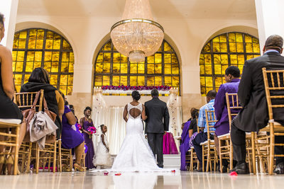 200 Peachtree Atlanta Wedding Photographer Bride Entrance