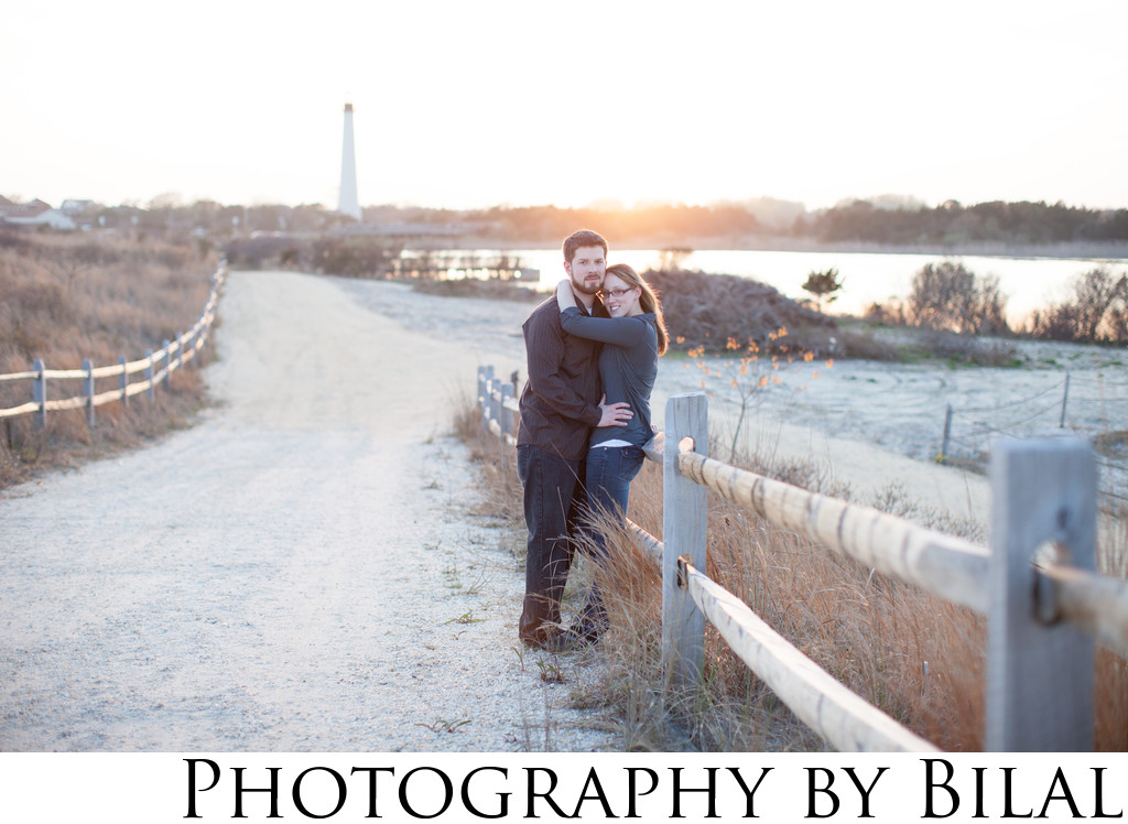 Cape May Lighthouse Engagement photos
