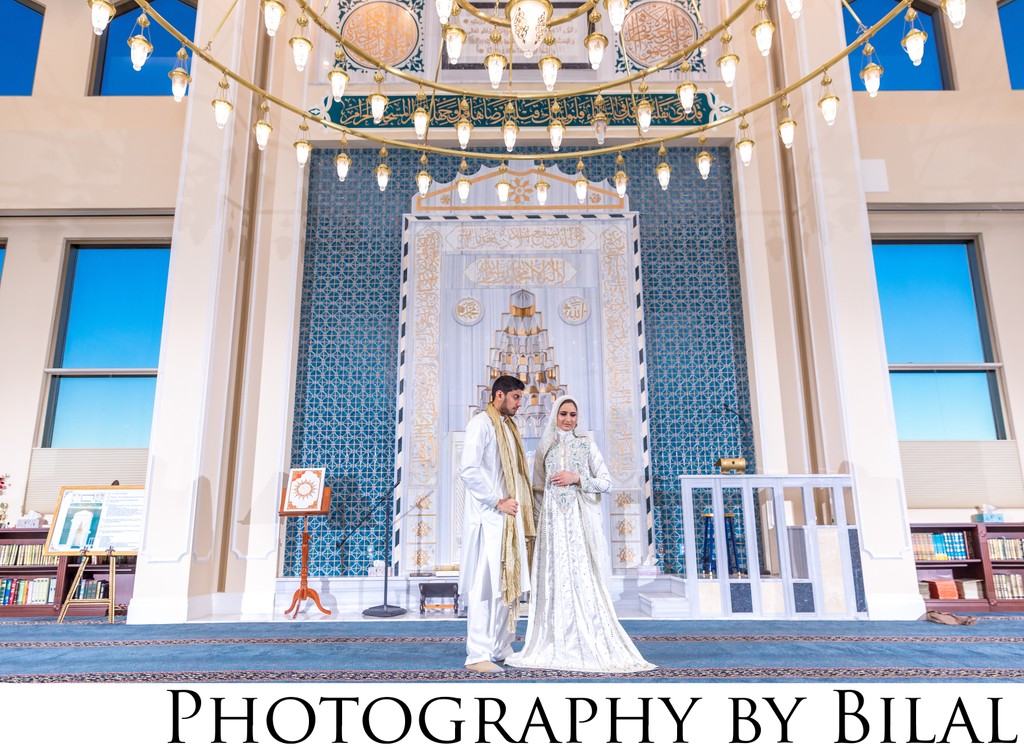 Elegant Nikkah at Muslim Center of Greater Princeton | New Jersey Masjid Wedding Photography