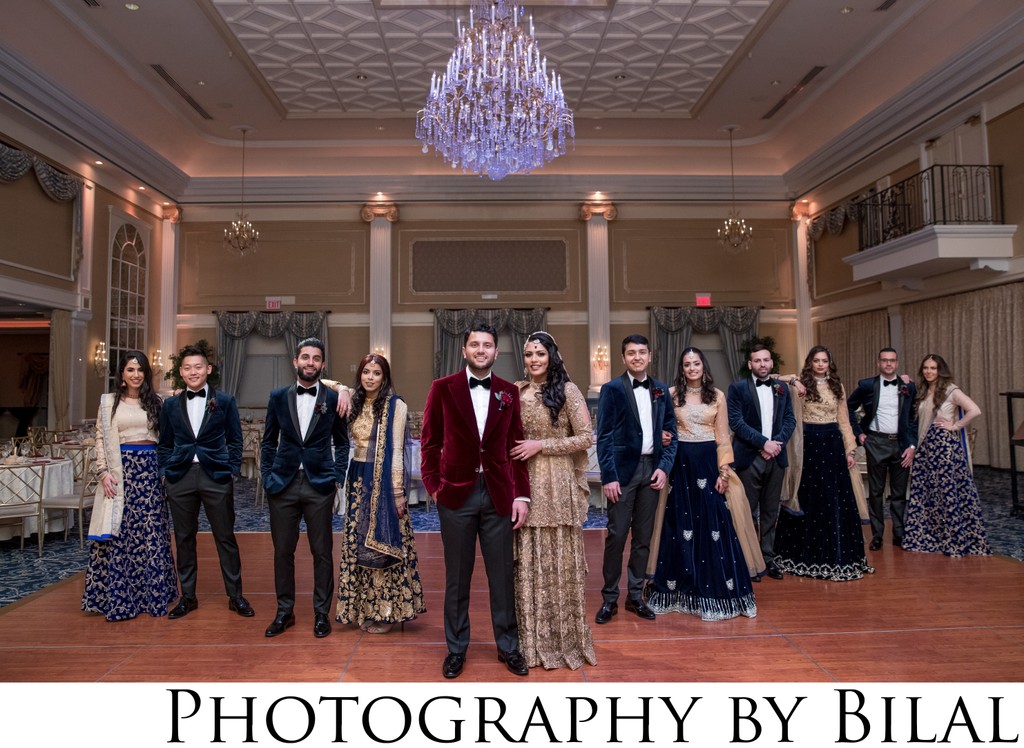 Top New Jersey Wedding Photographer | Elegant South Bridal Party