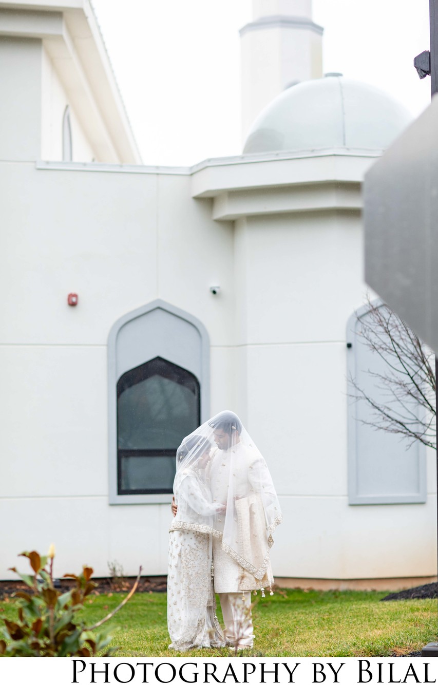 Bengali Nikkah Couple at Al Falah Center NJ