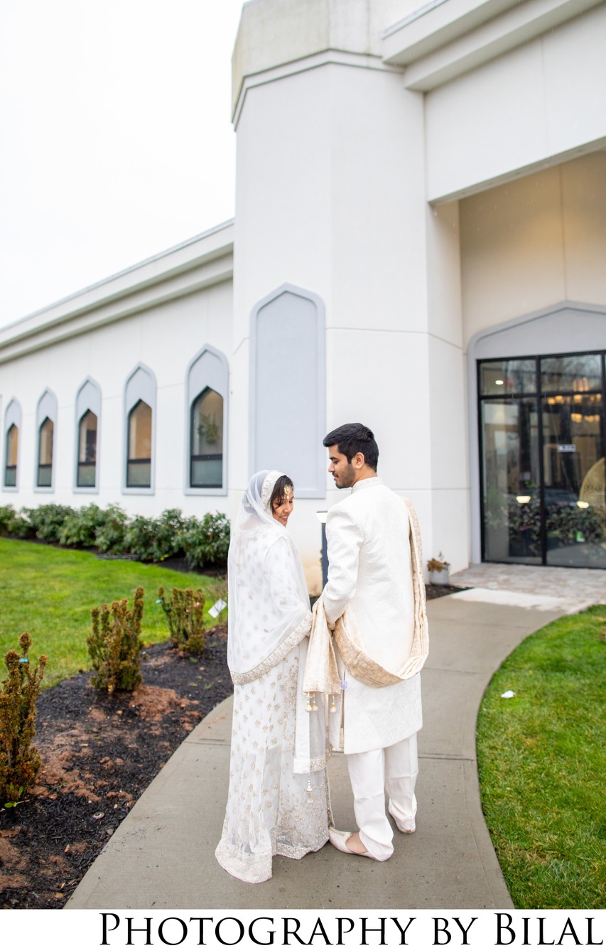 Elegant Nikkah Portrait at Al Falah Center
