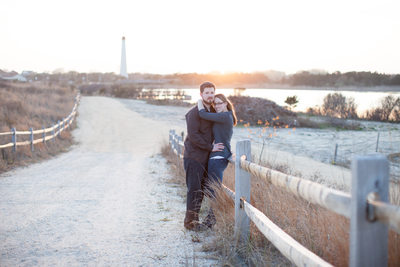 Cape May Lighthouse Engagement photos