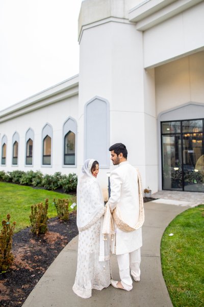 Elegant Nikkah Portrait at Al Falah Center