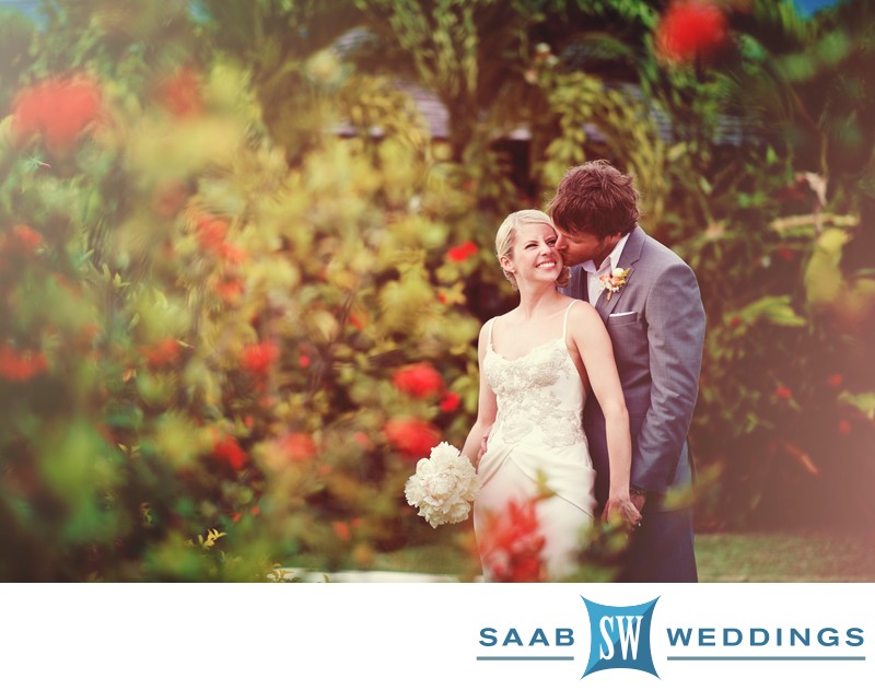 Romantic Garden Wedding in Jamaica at Round Hill Resort