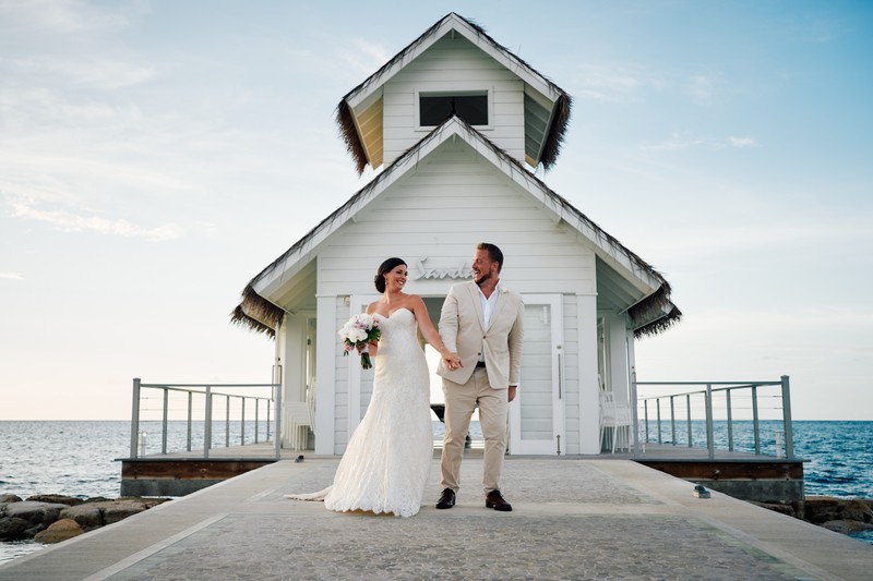 Married at the Sandals Over-Water Chapel, Jamaica