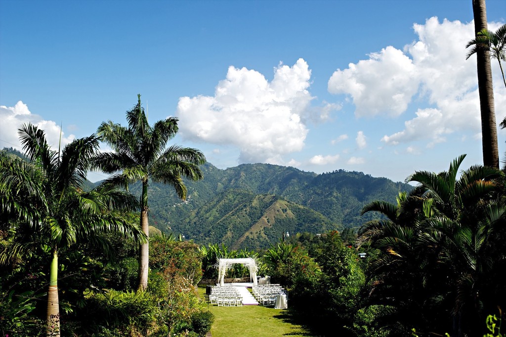 wedding ceremony setup