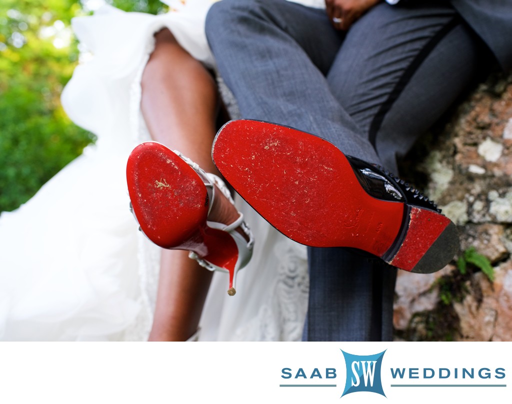 Red Sole Wedding Shoes — Jamaica Wedding Details