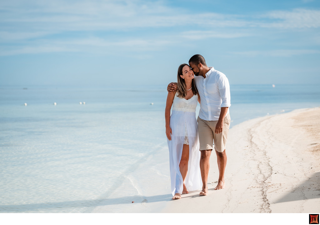Ocho Rios Beach Engagement Photographer