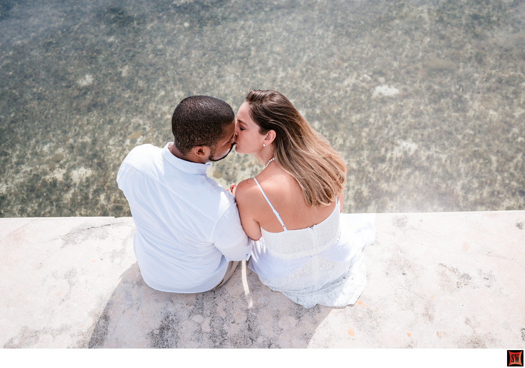 Montego Bay beach engagement photography
