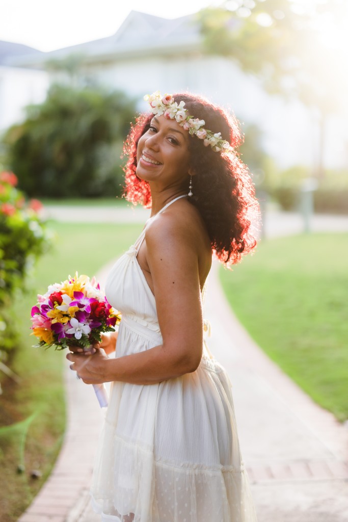 golden light Jamaica wedding photography