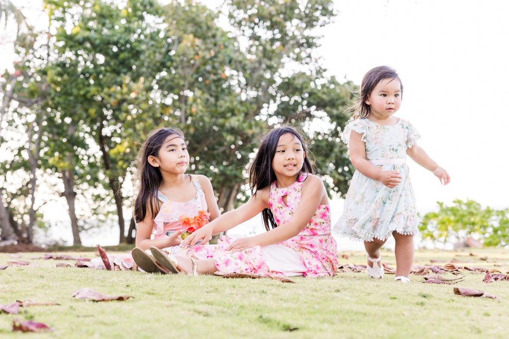 family photo of three sisters