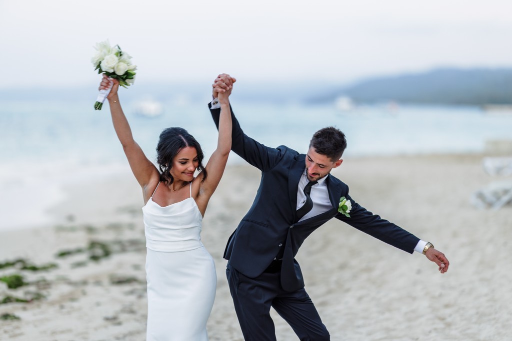 Pure Beach Joy at RIU Resort Jamaica Wedding Photos