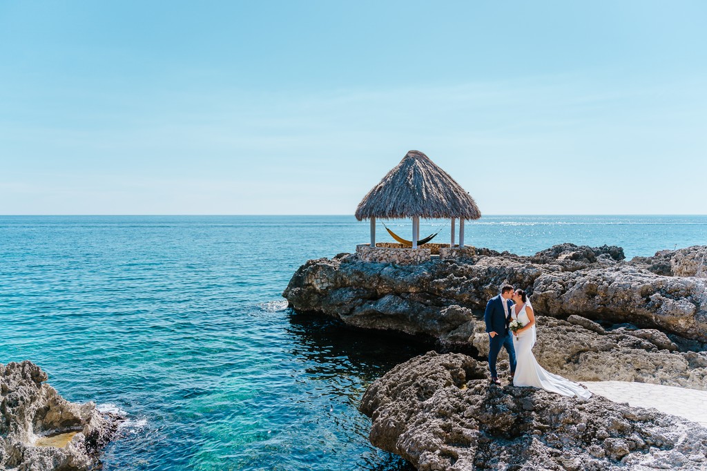 Elizabeth + Jake at Tensing Pen, Negril, Jamaica