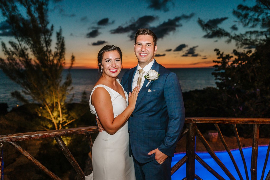 Elizabeth + Jake at Tensing Pen, Negril, Jamaica