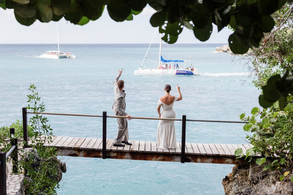 Rockhouse Hotel Wedding — Anna & Mike, Negril Jamaica