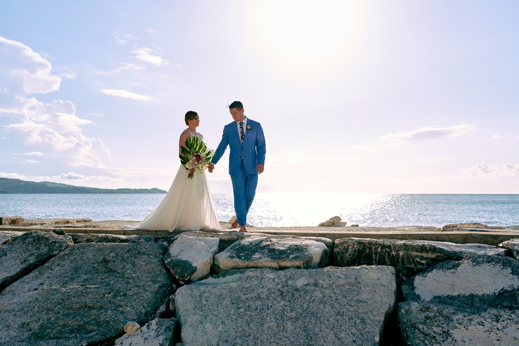 Walking Into Forever on Jamaica's Rocky Shore