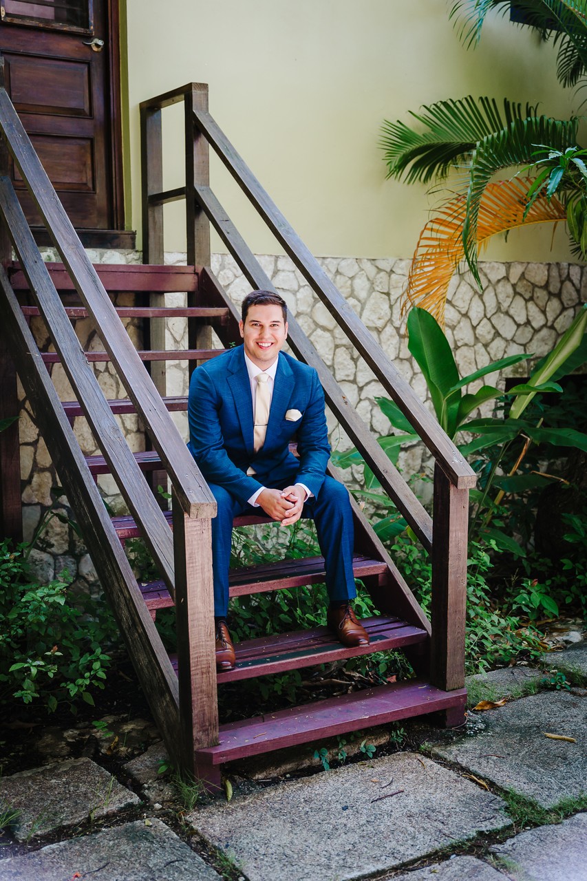 Elizabeth + Jake at Tensing Pen, Negril, Jamaica