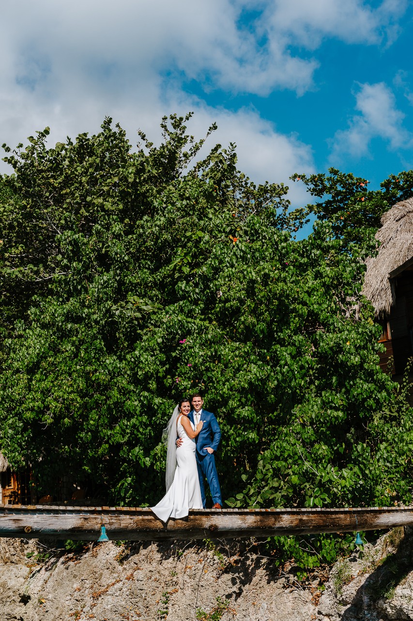 Elizabeth + Jake at Tensing Pen, Negril, Jamaica