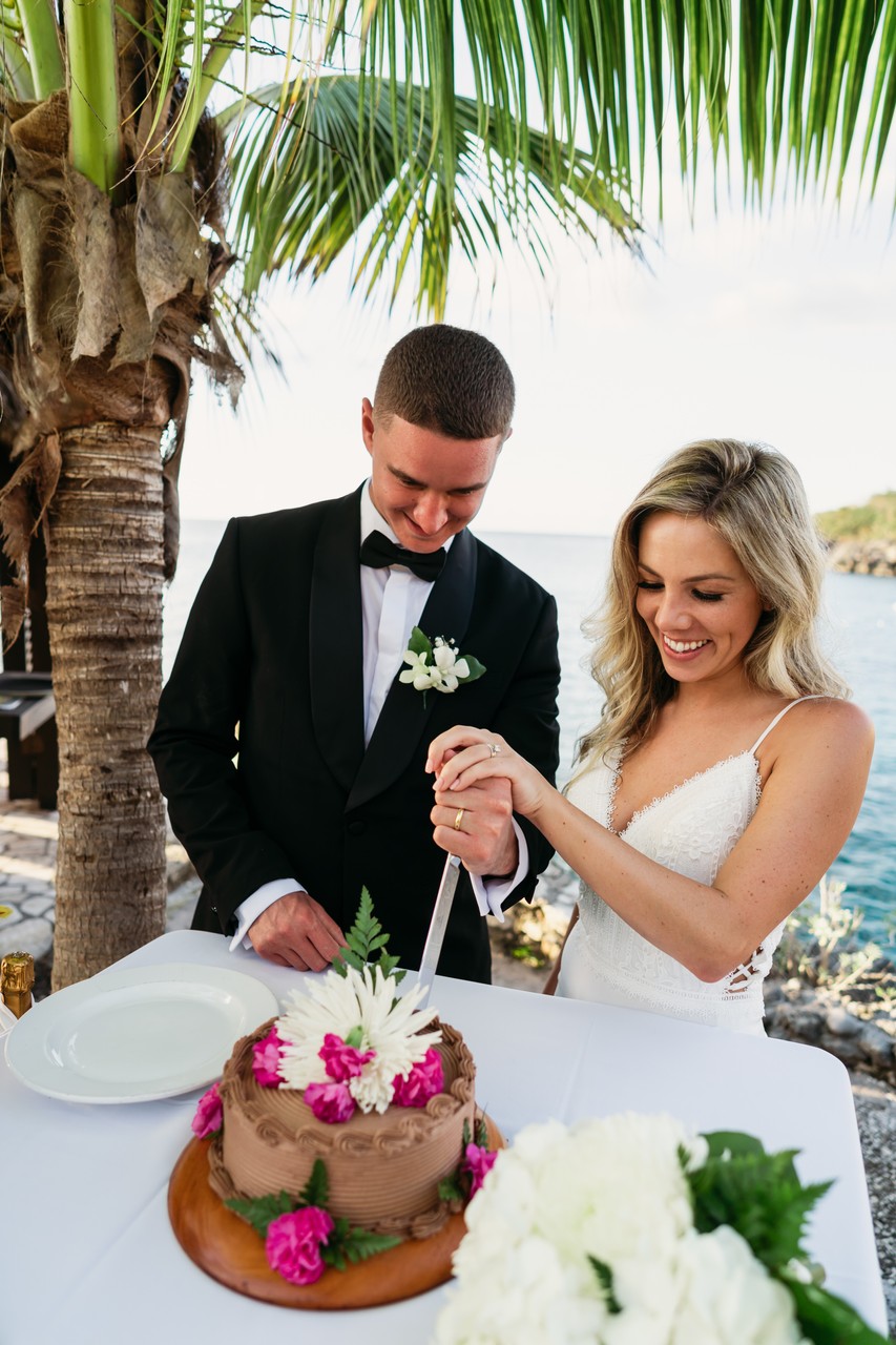 Haley + Bill Elopement at Rockhouse Hotel, Negril, Jamaica