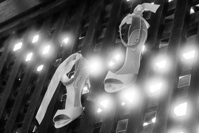 wedding shoes detail