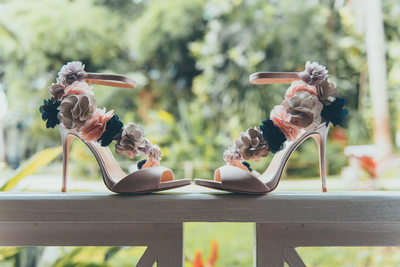 Pretty Wedding Shoes at Sandals Jamaica